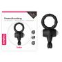 Power Clit Silicone Cockring Black - 2