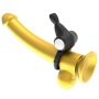 Power Clit Silicone Cockring Black - 4
