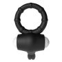 Power Clit Silicone Cockring Black - 7