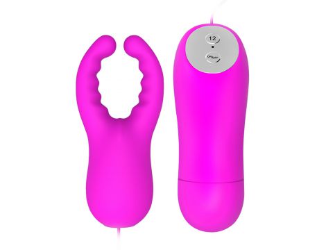 Stymulator łechtaczki silikonowy Pretty Love mini 12 wibracji - 2