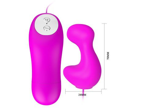 Mini wibrator silikonowy Baile 12 funkcji - 4