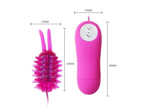 Mini wibrator Baile Cute Secret 12 funkcji - 2