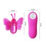 Mini wibrator motylkowy Baile Cute Secret z pilotem 12 funkcji - 6