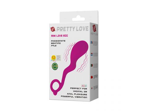 Kompaktowy silikonowy wibrator punktu G Pretty Love 12 funkcji wodoodporny - 8