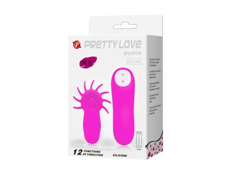 Stymulator łechtaczki Pretty Love Boris z języczkami silikonowy 12 trybów - 4