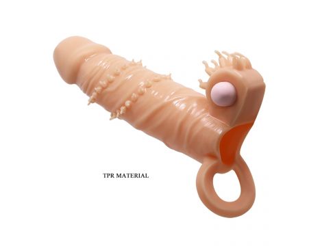 Przedłużka wibrująca na penisa Pretty Love Connor 17 cm