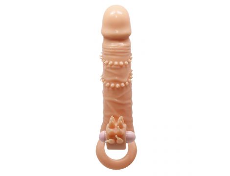 Przedłużka wibrująca na penisa Pretty Love Connor 17 cm - 3