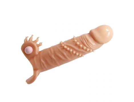 Przedłużka wibrująca na penisa Pretty Love Connor 17 cm - 4
