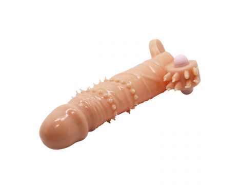 Przedłużka wibrująca na penisa Pretty Love Connor 17 cm - 6