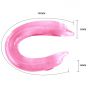 Dildo podwójne Baile Double Dolphin giętkie różowe - 8