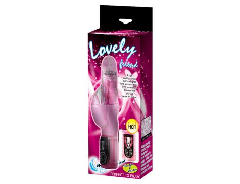 Wibrator króliczek Baile Lovely Friend 8 wibracji 8 falowań - 7