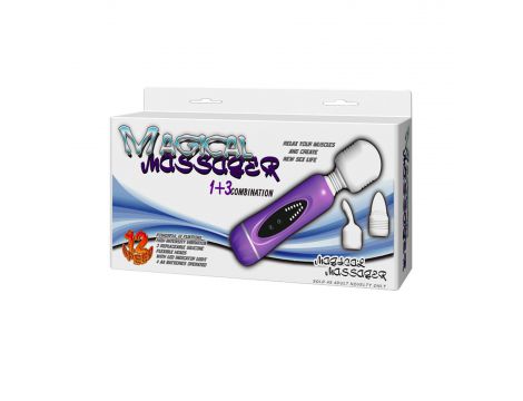 Masażer wibracyjny Baile 12 funkcji z 3 nakładkami silikonowymi - 10