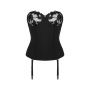 Gorset Obsessive Editya czarny M/L - 6