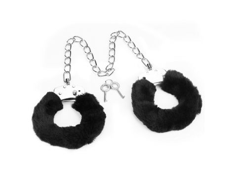 Puszyste metalowe kajdanki Lovetoy czarne - 6