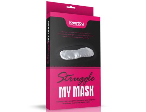 Satynowa opaska na oczy Lovetoy Struggle My Mask