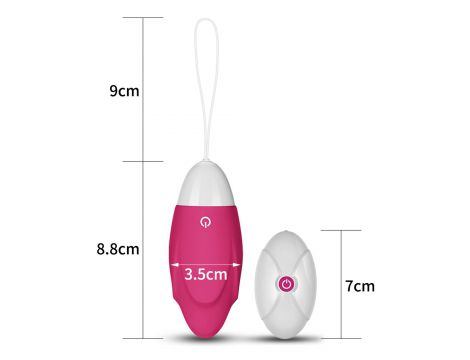 Jajko wibrujące iJoy bezprzewodowe zdalnie sterowane Lovetoy ładowane 9cm - 6