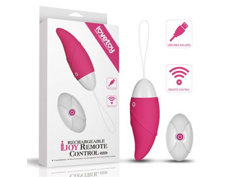Jajko wibrujące bezprzewodowe Lovetoy iJoy zdalnie sterowane różowe - 3