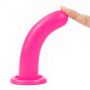 Dildo analne silikonowe Lovetoy Holy Dong Medium różowe 14 cm - 6