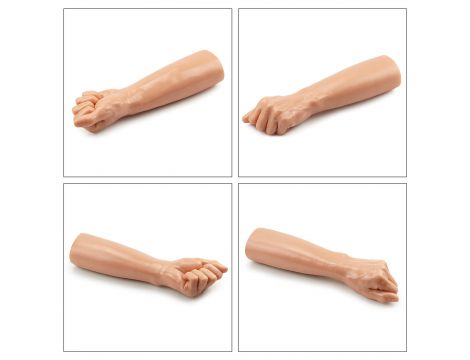 Realistyczne dildo pięść Lovetoy 30 cm - 4