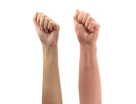 Realistyczne dildo pięść Lovetoy 30 cm - 7