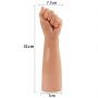 Realistyczne dildo pięść Lovetoy 30 cm - 6