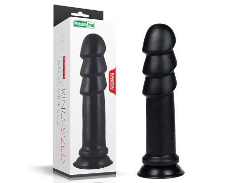 Gigantyczne dildo analne Lovetoy karbowane 28.5 cm