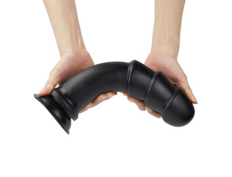 Gigantyczne dildo analne Lovetoy karbowane 28.5 cm - 2