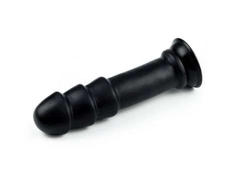 Gigantyczne dildo analne Lovetoy karbowane 28.5 cm - 4