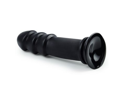 Gigantyczne dildo analne Lovetoy karbowane 28.5 cm - 5