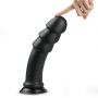 Gigantyczne dildo analne Lovetoy karbowane 28.5 cm - 8