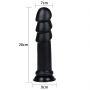 Gigantyczne dildo analne Lovetoy karbowane 28.5 cm - 10