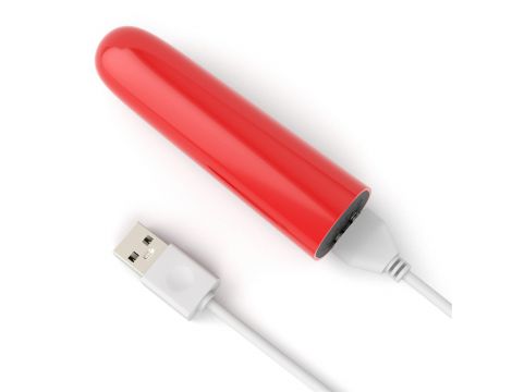 Mini wibrator IJOY ładowany USB wodoodporny 10 funkcji 8 cm - 6