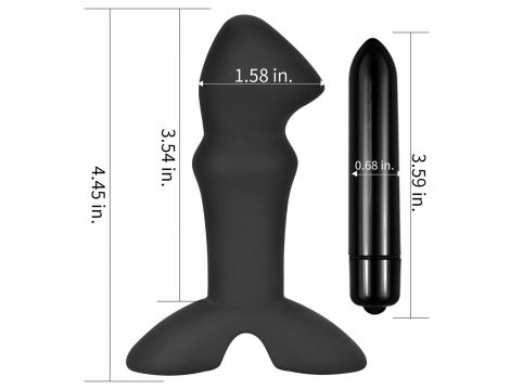 Wibrator analny silikonowy Lovetoy 10 prędkości 15 cm - 4
