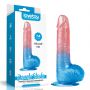 Realistyczne dildo Lovetoy TPE 19 cm z przyssawką - 2