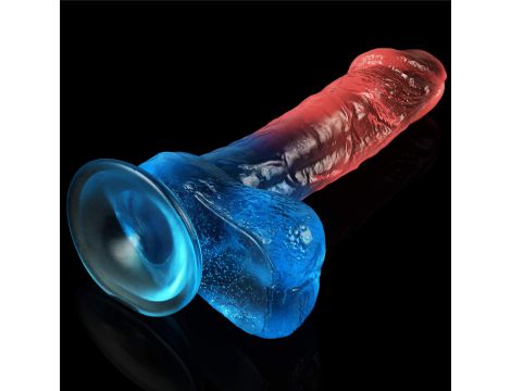 Dildo realistyczne Lovetoy Dazzle Studs zakrzywione 19 cm - 4