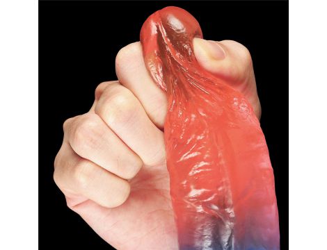 Dildo realistyczne Lovetoy Dazzle Studs zakrzywione 19 cm - 6
