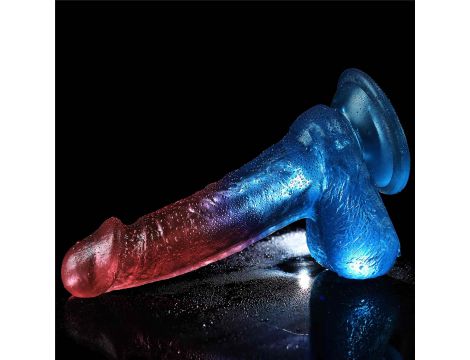 Dildo realistyczne Lovetoy Dazzle Studs zakrzywione 19 cm - 11