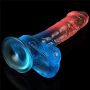 Dildo realistyczne Lovetoy Dazzle Studs zakrzywione 19 cm - 5