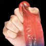 Dildo realistyczne Lovetoy Dazzle Studs zakrzywione 19 cm - 7