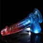 Dildo realistyczne Lovetoy Dazzle Studs zakrzywione 19 cm - 12