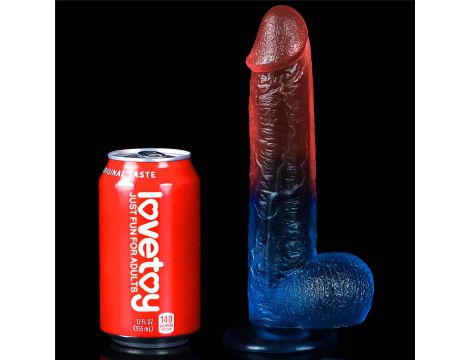 Dildo realistyczne Lovetoy z przyssawką 23 cm - 8