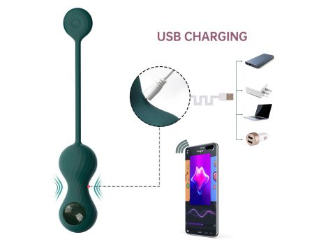 Kulki Kegla Magic Motion Crystal Duo z aplikacją i ciężarkami - 7