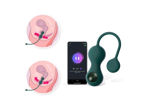 Kulki Kegla Magic Motion Crystal Duo z aplikacją i ciężarkami - 4