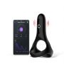 Pierścień erekcyjny Magic Motion Rise z aplikacją czarny - 3