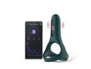 Pierścień wibrujący z aplikacją Rise Magic Motion zielony