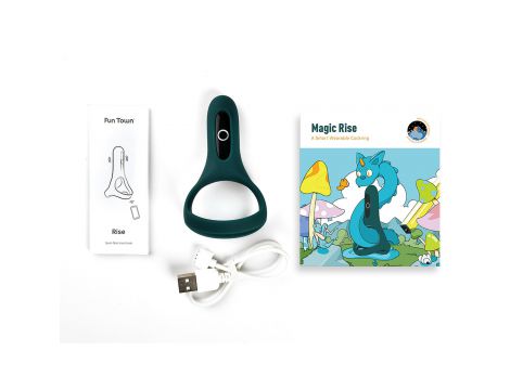 Pierścień wibrujący z aplikacją Rise Magic Motion zielony - 7