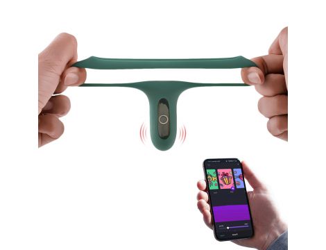 Pierścień wibrujący z aplikacją Rise Magic Motion zielony - 2