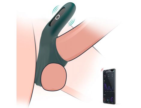 Pierścień wibrujący z aplikacją Rise Magic Motion zielony - 4