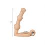 Pierścień erekcyjny z wibratorem i miękkim dildem 15cm Lovetoy wodoodporny - 8