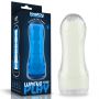 Masturbator żebrowany Lumino Play Lovetoy biały świecący 20 cm - 2